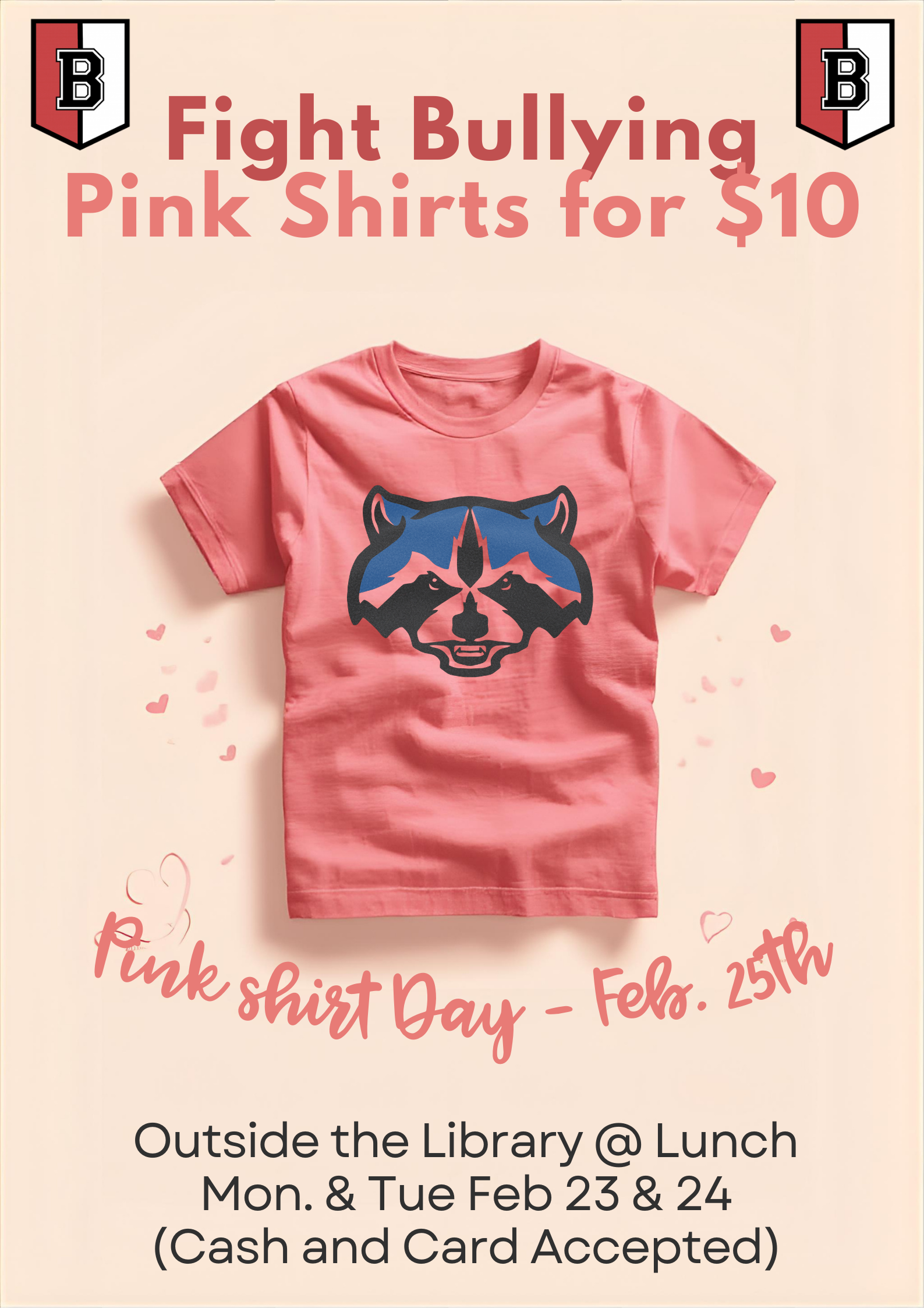 Pink Shirt Day Sale