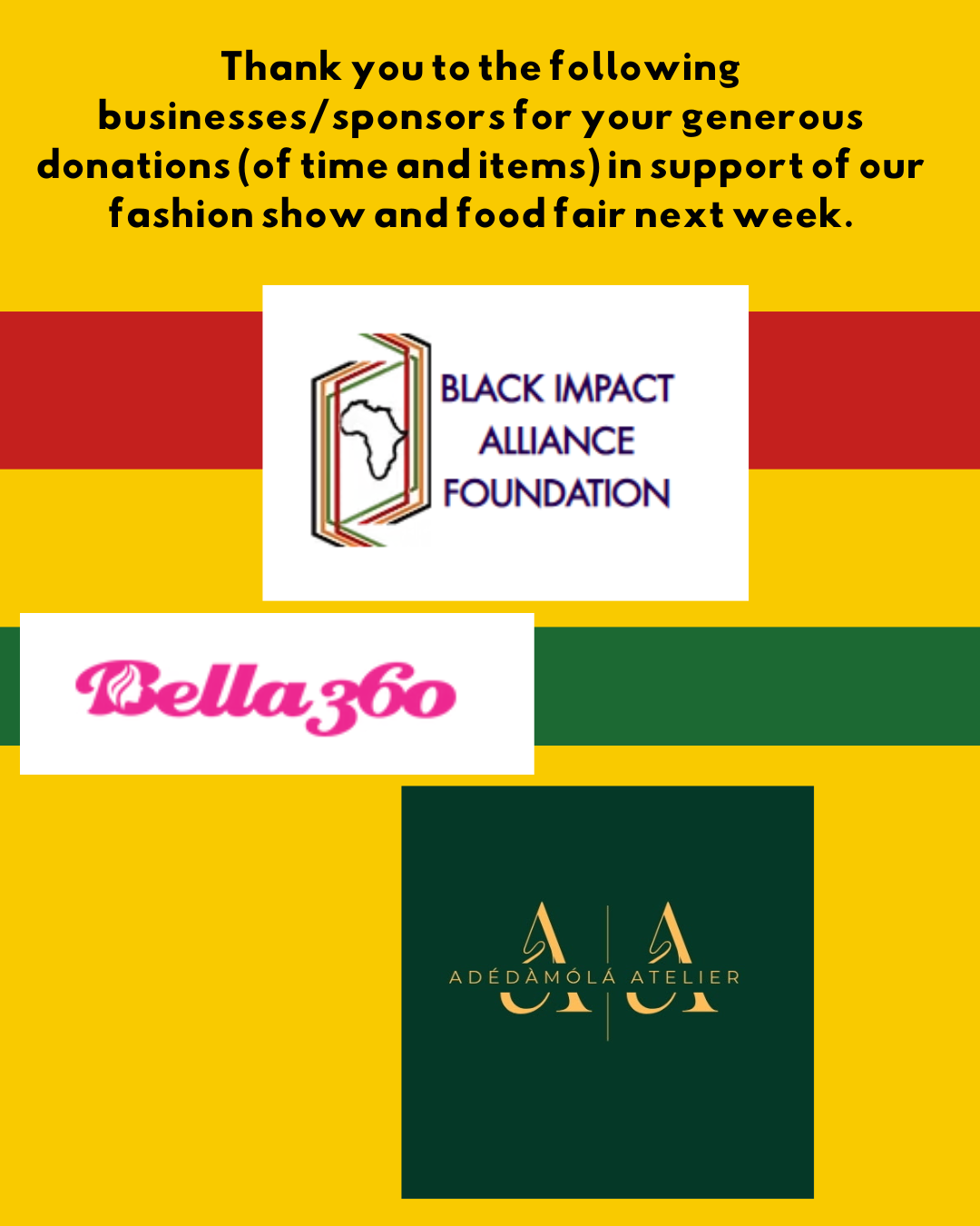 Black History Month Thank you