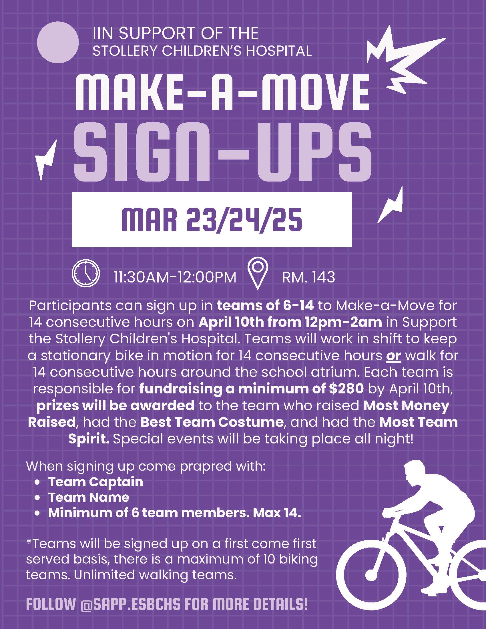 MAKE A MOVE SIGN UP Poster