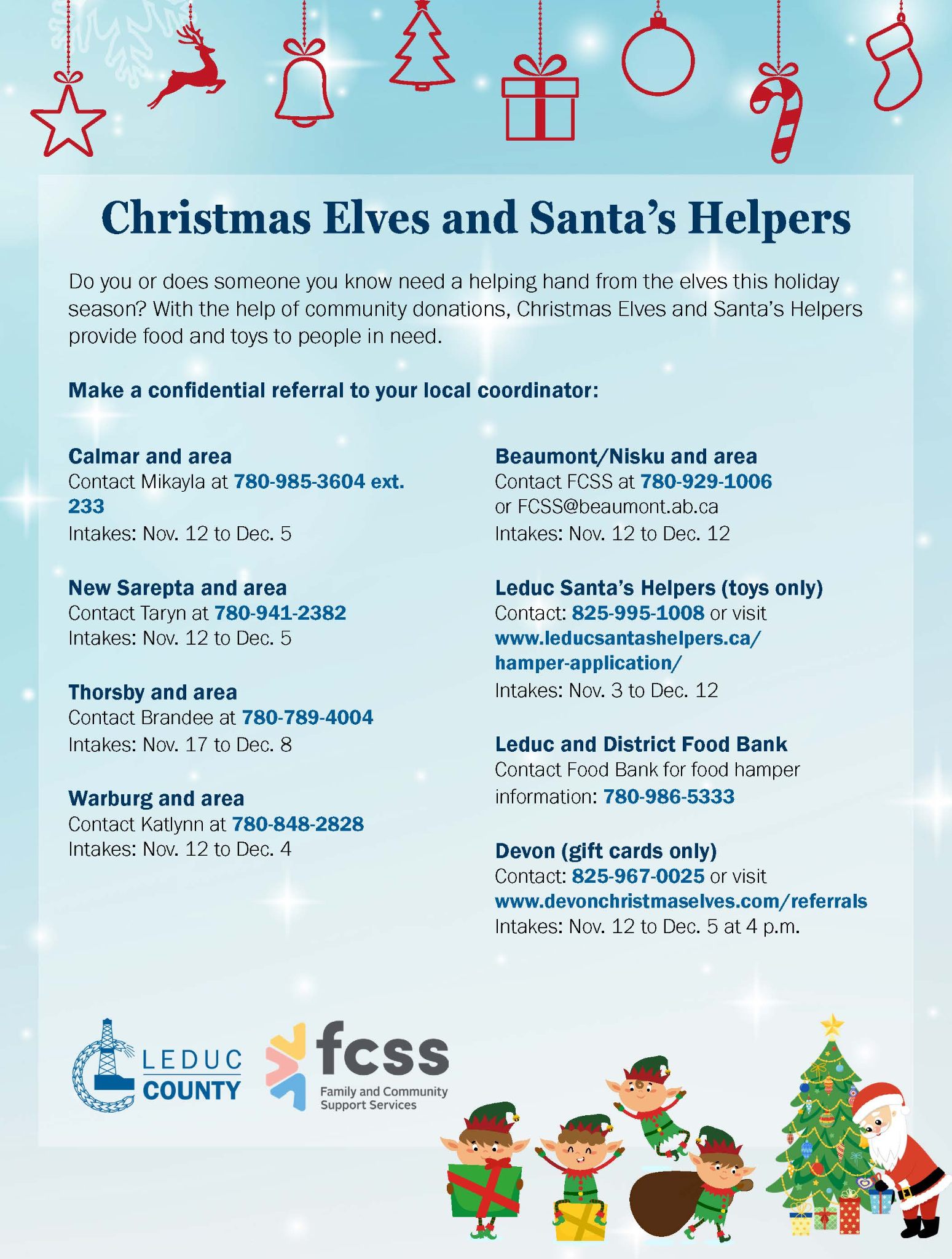 Christmas elves referral poster 2025 1 