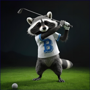 Racoon golf