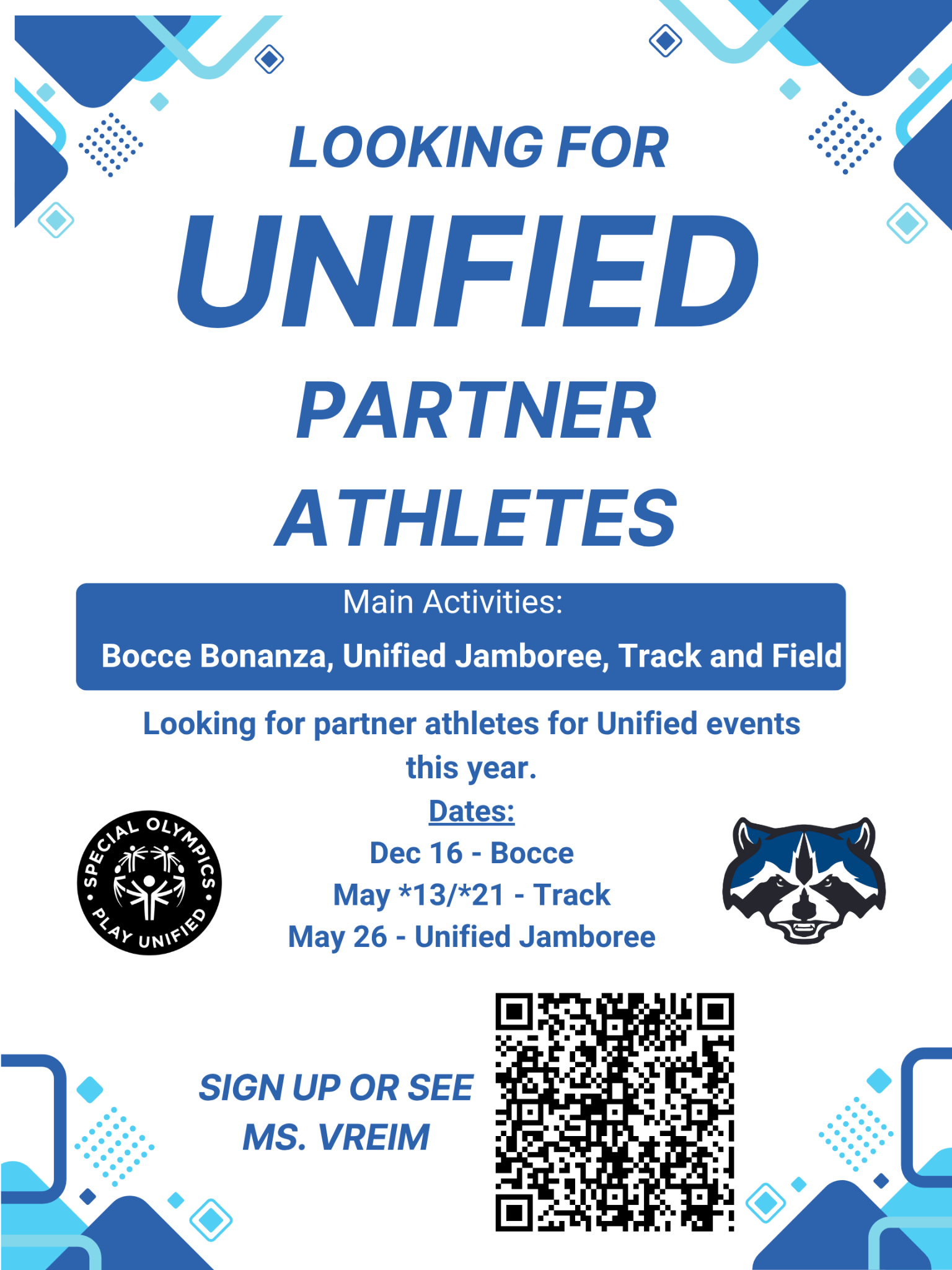 Unified Partner Athletes
